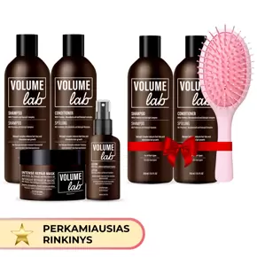 PAVASARIO PASIŪLYMAS! Ypatingai intensyvus ir koncentruotas rinkinys plaukams + DOVANA: papildomas rinkinys + šukos!